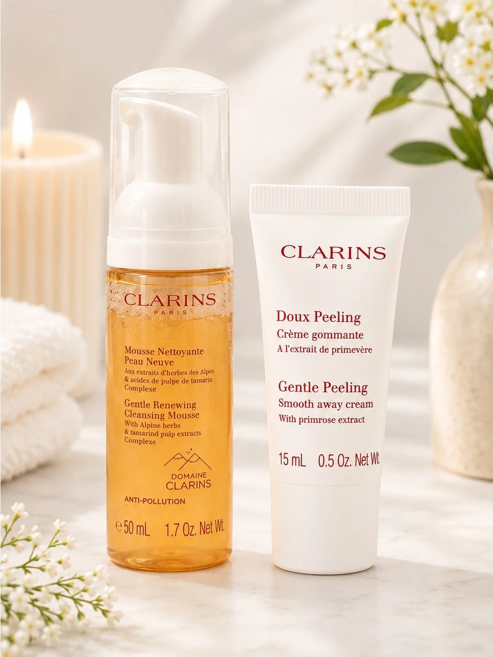 Clarins Cleanse & Glow Duo Bundle